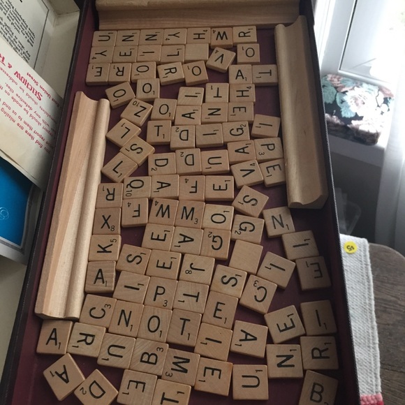 Vintage 1950s Scrabble board word game - Picture 2 of 8